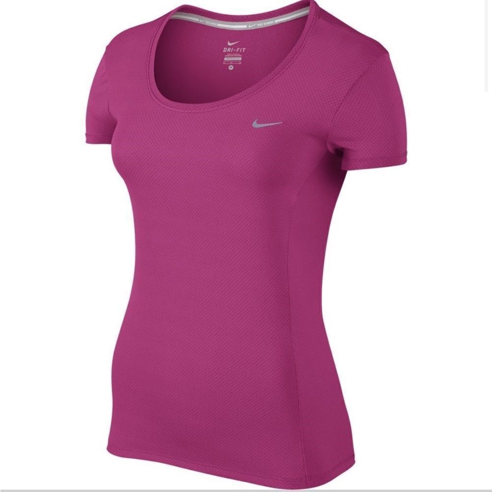 ✨Nike Dri-Fit Contour Pink Sz Large Shirt✨